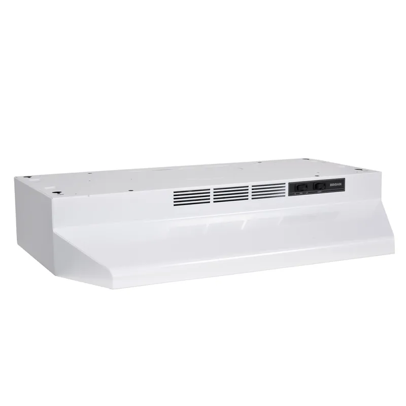 Broan-NuTone F403001 White Range Hood 230 Max CFM Ducted/Non-Ducted