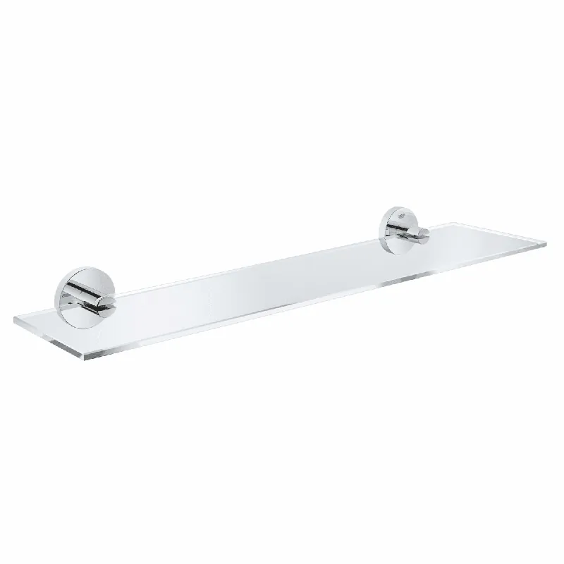 GROHE 40799001 Essentials 20-7/8 in. Rectangular Shower Shelf in StarLight Chrome