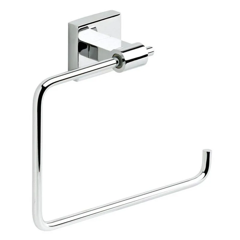 Liberty Hardware MAX46-PC Maxted Rectangular Open Towel Ring Power Each