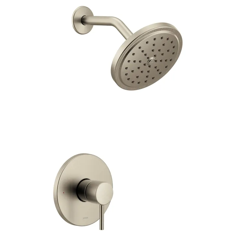 Moen UT3292BN Align One Handle Single Function Shower Faucet in Brushed Nickel (Trim Only)