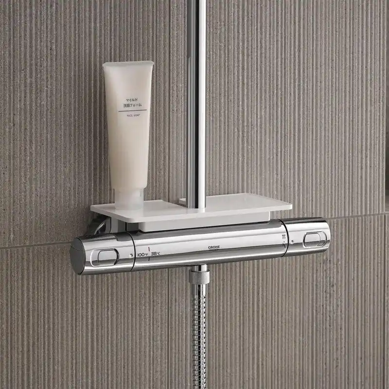 GROHE 26362LN1 Euphoria 8-1/2 in. Shower Shelf in White