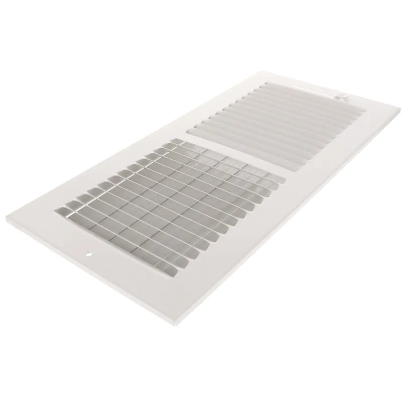 Hart & Cooley 703914 682M Series Steel Two-Way Sidewall / Ceiling Register, Multi-Louver Damper, 14 x 6
