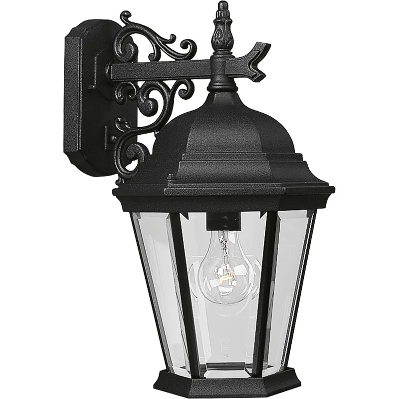Progress Lighting P5683-31 Welbourne 1-100W MED WALL LANT BK