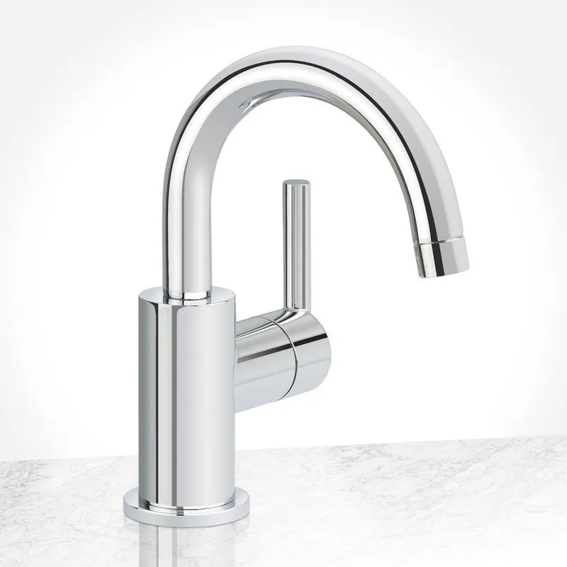 Miseno MNO1343LSLCP Mia Single Handle Monoblock Bathroom Sink Faucet in Polished Chrome