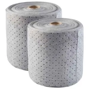 Brady BRU152 BASIC Universal Absorbent Rolls - Heavy Weight 15 x 150' Absorbency Capacity 38 gal