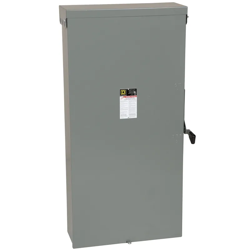 Square D D226NR Safety Switch 600 Amp 240 Volt 2-Pole NEMA 3R
