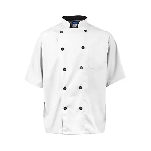 KNG M Active Chef Coat Mens for Mavrik 2124WHBKM