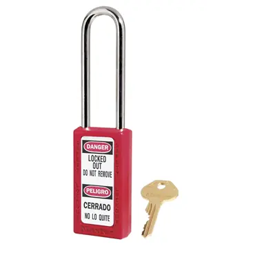 Master Lock 411LTRED Series 411 High Security Thermoplastic Safety Padlock