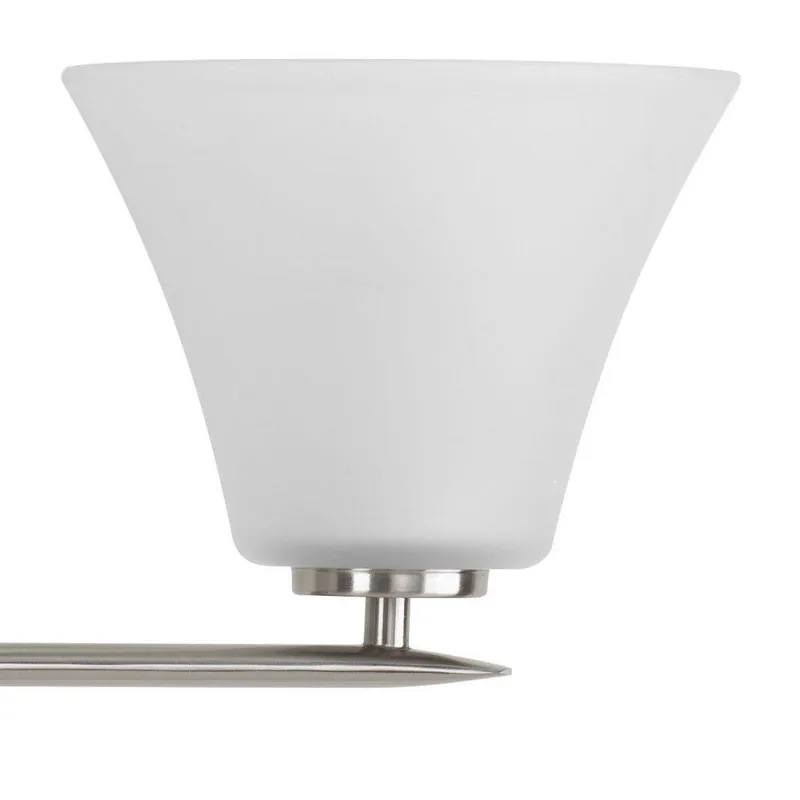 Progress Lighting P4622-09 Bravo 4 Light 100W Chandelier Brushed Nickel