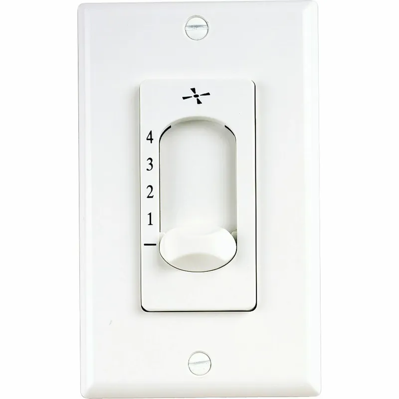Progress Lighting P2613-30 4-Speed Fan Control in White