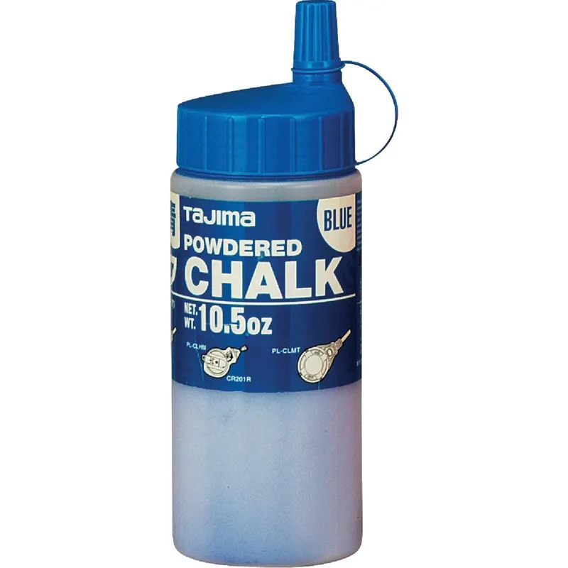 Tajima PLC2B300 10-1/2 Oz. Blue Snap-Line Powdered Chalk Line Chalk