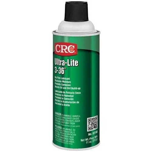 CRC 03160 Ultra Lite 3-36 Dry Film Flammable Ultra Thin General Purpose Lubricant, 16 oz Aerosol Can