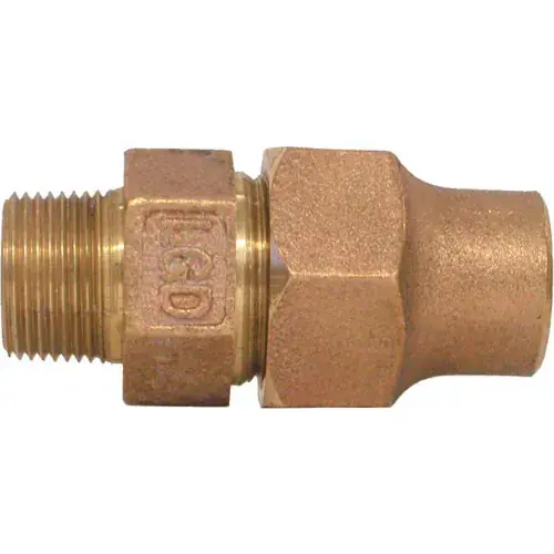 Legend Valve 313-004NL 3/4 T-4100NL No Lead Bronze Flare x MNPT Coupling
