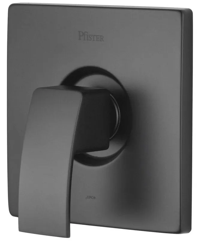 Pfister R89-1DFB Kenzo Single Handle Bathtub & Shower Faucet in Matte Black (Trim Only)