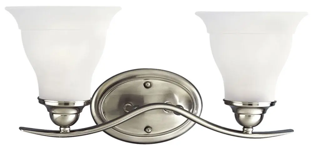 Progress Lighting P3191-09 Trinity 2 Light 100W Vanity Light Fixture