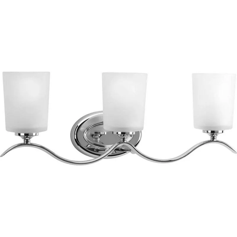 Progress Lighting P2020-15 Inspire 100W 3-Light Medium Bracket Fixture in Polished Chrome