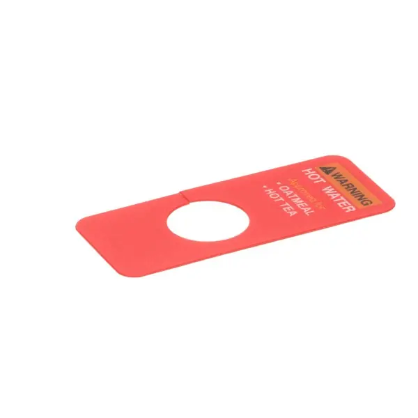 Decal Hot Water 4.4 X 3 X 0.65 BUN29007.0003 for Bunn 29007.0003