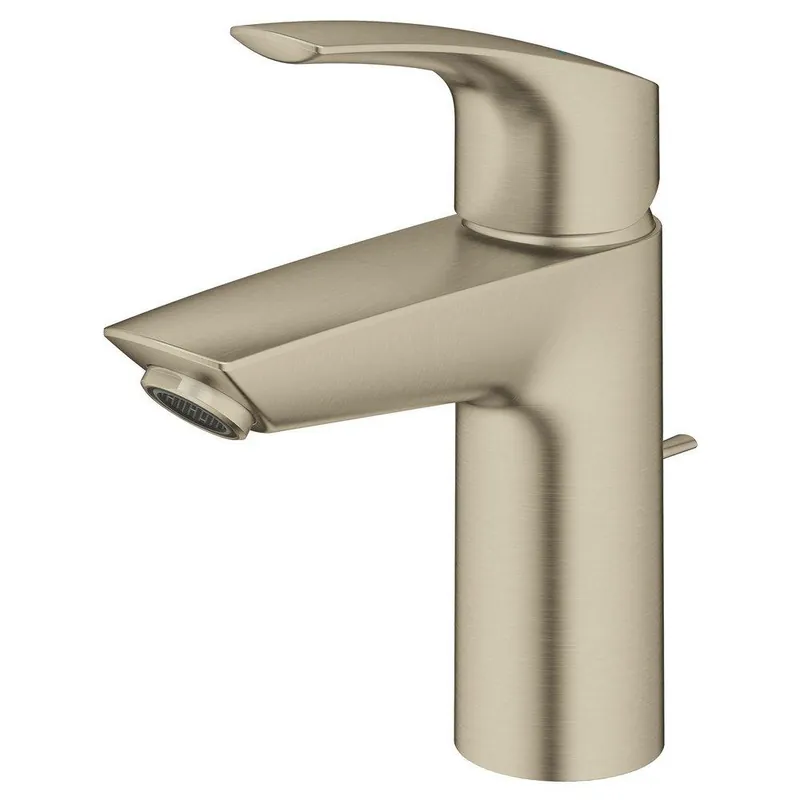 GROHE 32642EN3 Eurosmart Single Handle Monoblock Bathroom Sink Faucet in Brushed Nickel