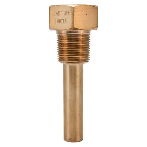 Winters Instruments TIW01-1 3/4 TIW 304 SS Industrial 9IT Thermowell w/ 2-1/2 Insertion Length