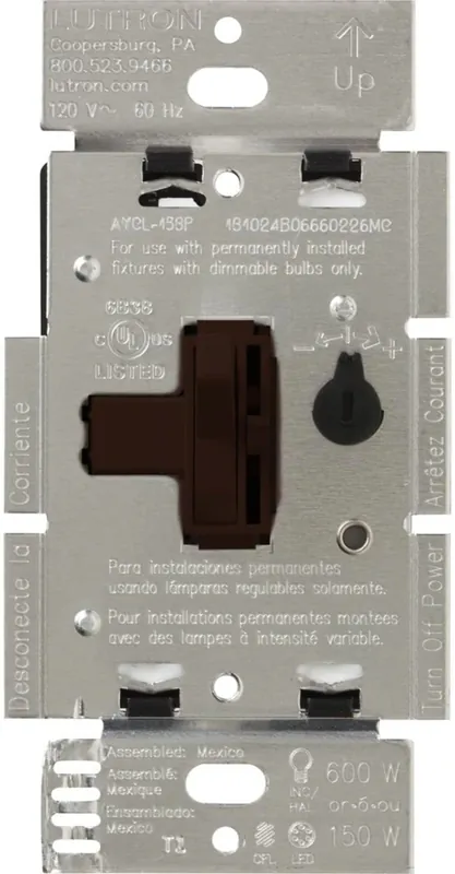 Ariadni AYCL-153P-BR CFL/LED Dimmer 150W