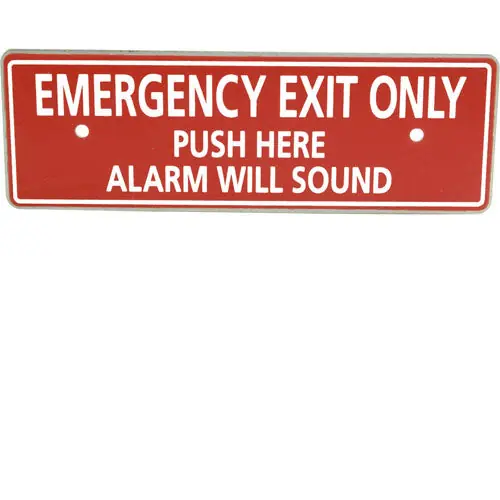 PLATE PADDLE BAR EMER EXIT ECL-8220 for Detex