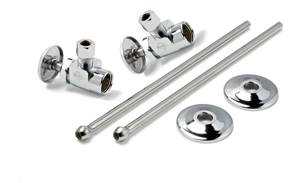 McGuire Manufacturing LFH2165 Sink 1/2 In X 3/8 In X 1-15/16 In Supply Kit In Chrome Plated