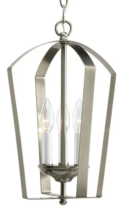 Progress Lighting P3928-09 Gather 60W 3-Light Candelabra E-12 Base Foyer Lighting