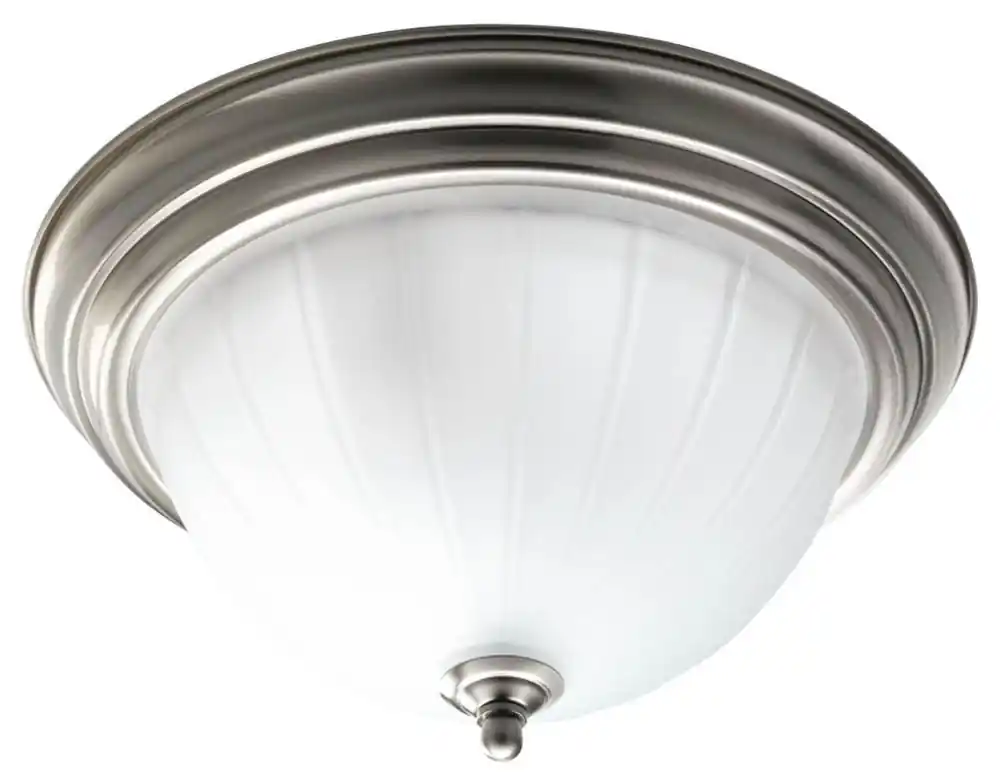 Progress Lighting P3817-09 Melon 75W 2-Light 120V Flushmount Ceiling Fixture
