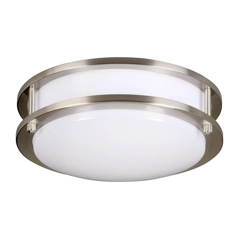 Miseno FLSAT10LEDCCTBN Saturn 10 In. Integrated LED 16 W Down Lighting In Brushed Nickel