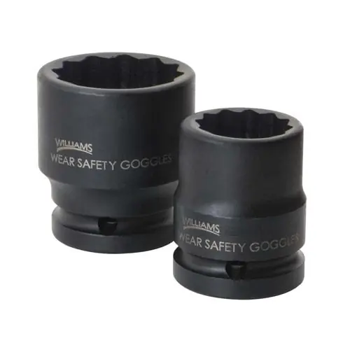 Williams JHW38426 Shallow Impact Socket 3/4 in Drive 13/16 in