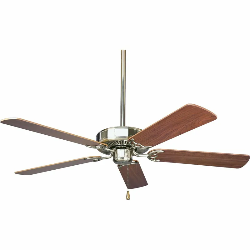 Progress Lighting P2501-09 52 Inch AirPro Fan with 5 Reversible Cherry or Natural Cherry Blades
