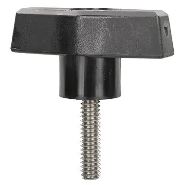York S1-02922122000 Door Knob Exposed Threaded Black 1 Inch Replacement MPN