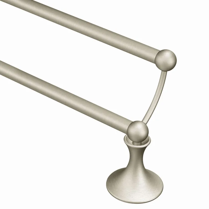 Moen DN7722BN Lounge 24 in. Towel Bar in Brushed Nickel