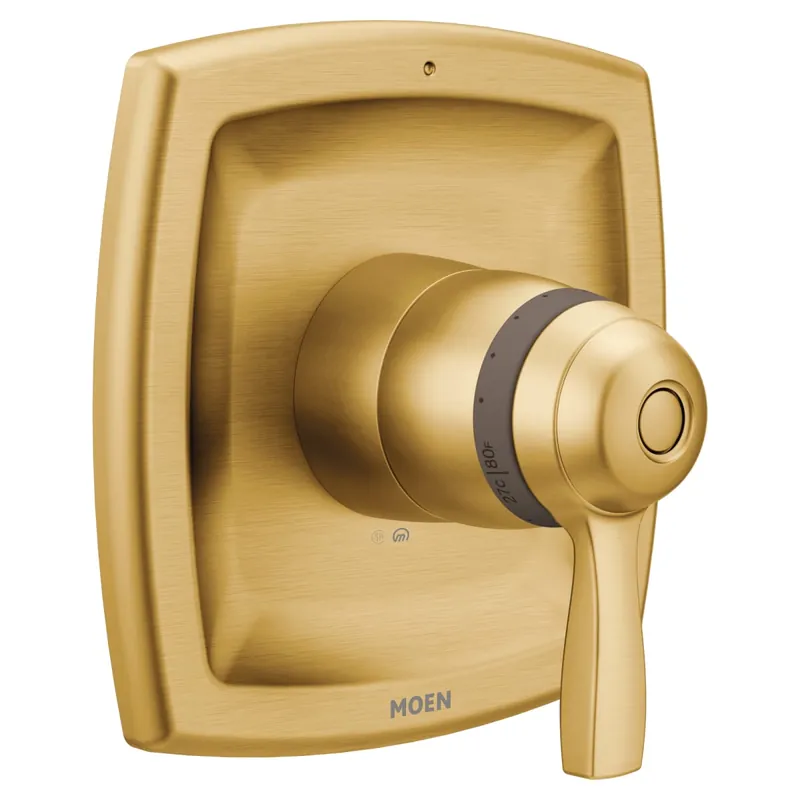 Moen T4691BG Voss Single Handle Thermostatic Valve Trim in Brushed Gold