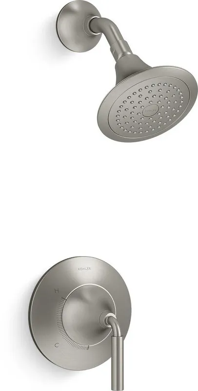 Kohler TS27420-4-BN Tone One Handle Single Function Shower Faucet in Vibrant Brushed Nickel Trim Only