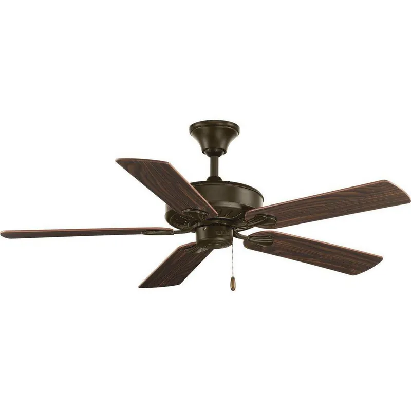 Progress Lighting P2503-20 AirPro 70W 5-Blade Ceiling Fan in Antique Bronze