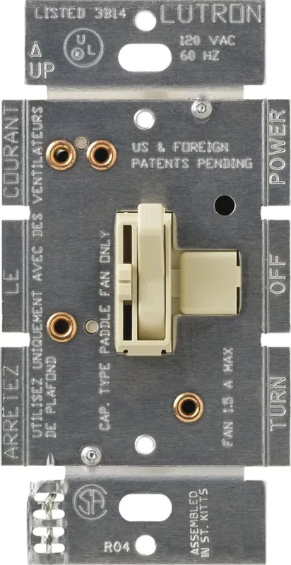 Ariadni AYFSQ-FH-IV 3-Speed Toggle Fan Control 120 Volt