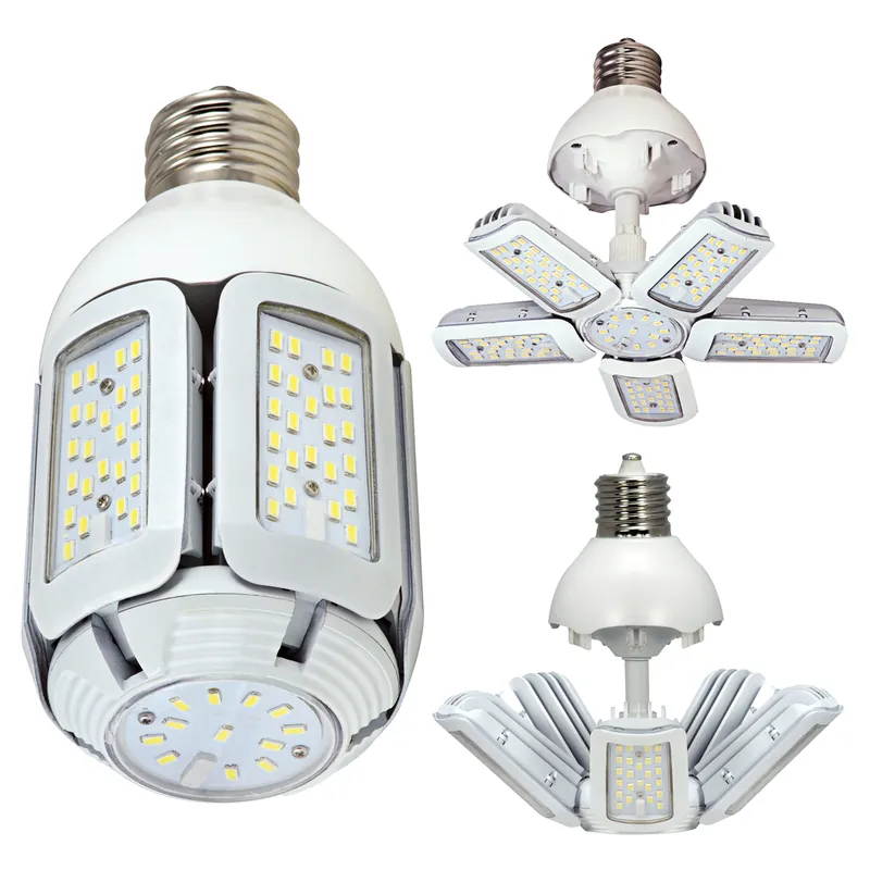Satco S29751 40 Watt LED HID Replacement 5000K Mogul Extended Base Adjustable Beam Angle 100-277 Volt
