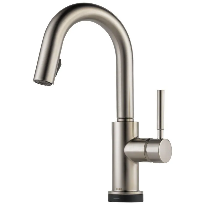Brizo 64920LF-SS Solna Single Handle Pull Down Bar Faucet in Stainless