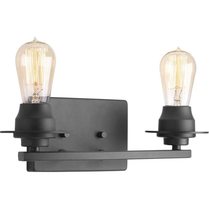 Progress Lighting P300009-143 Debut 60W 2-Light Medium E-26 Incandescent Bath Vanity