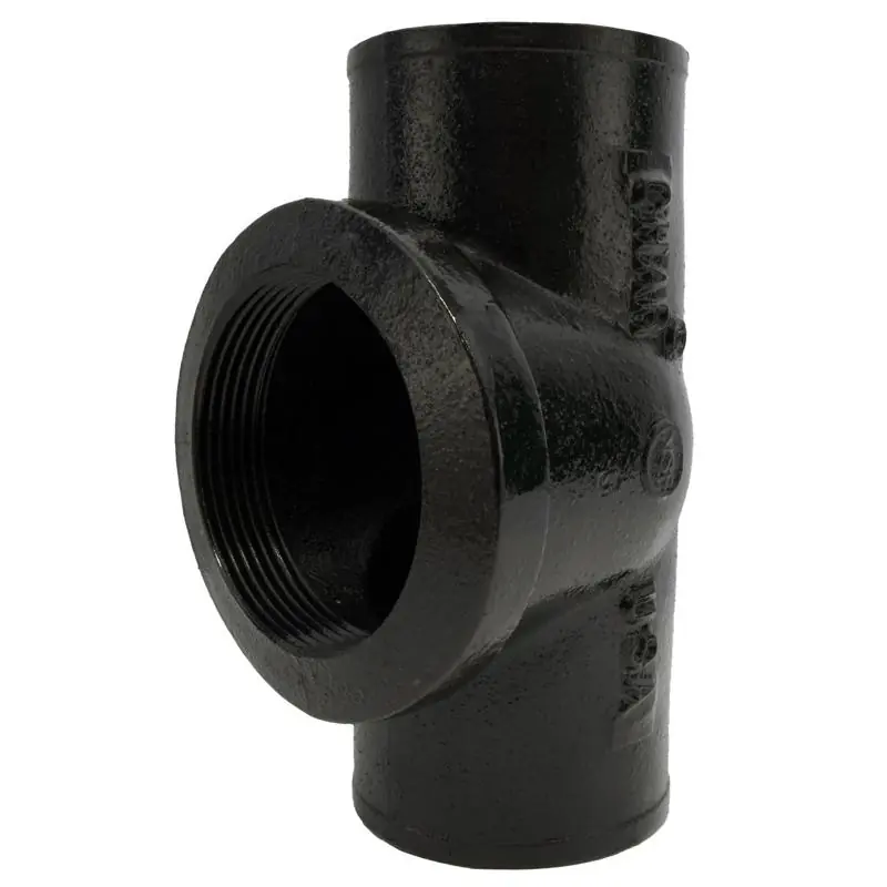 Charlotte Pipe 00444 TEE 3 CI SOIL TEST L/PLUG NO-HUB NH-36