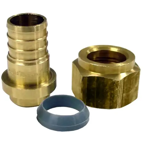 JMF LF6228108089900 Female Swivel Adapter, 1/2 in Nominal, PEX x FIP End Style, LF6228108089900