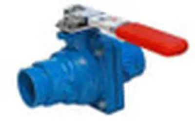 American Valve 3700V 2-1/2 CI Grooved Ball Valve