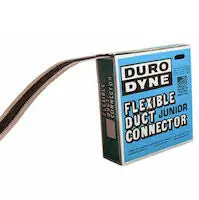 DuroDyne 10169(JBX100) Excelon Junior Guard Loc Flexible Duct Connector, Black