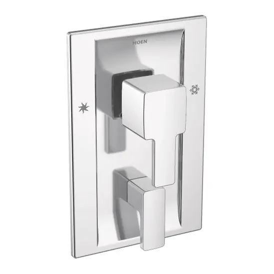 Moen TS271 Trim Kit TS271 PC Solace F/Roman Tub W/Cross HNDLS