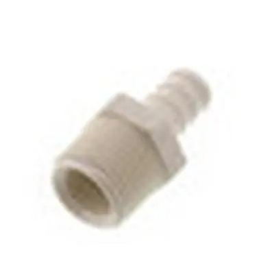 Everflow PPMA0012 1/2 Inch PEX Barb x MIP Adapter Pipe Fitting