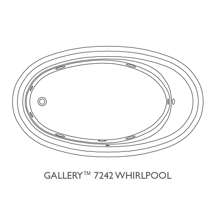 JACUZZI R155958 SOAKER R155-958 ALM GALLERY 6 (72X42X22)