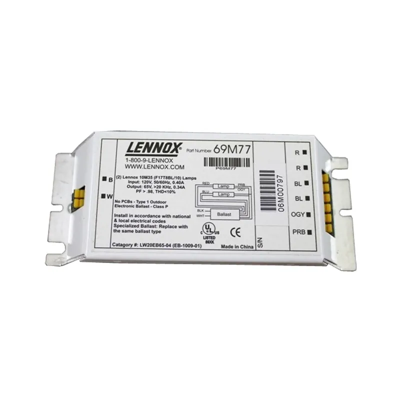 Lennox 69M77 Electronic Ballast Power each Replacement MPN
