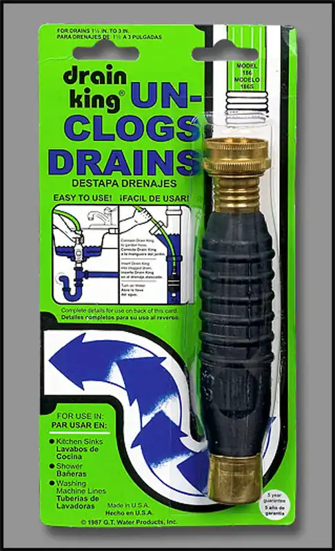 Aladdin Equipment 962 Drain King for 1-1/2 to 3 Inch Pipe