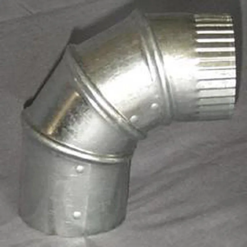 Cody Company 1254 4 In. 30 Ga 90 Degree Duct Elbow